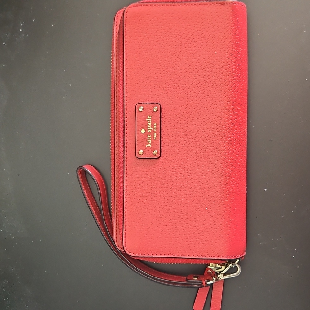 Kate Spade Vibrant Red Clutch